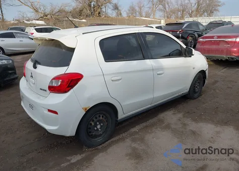2017 Mitsubishi Mirage Es z USA, uszkodzony, nr VIN ML32A3HJ9HH016914